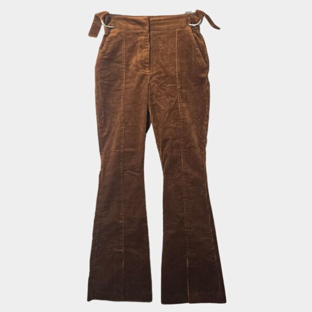 LITA by Ciara Corduroy Flared Leg Pants 8 Brown Doe Retro 70s Y2K Fall NWOT - Picture 3 of 13